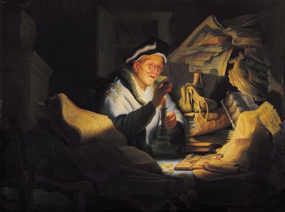 La parabola del ricco stolto da Rembrandt van Rijn